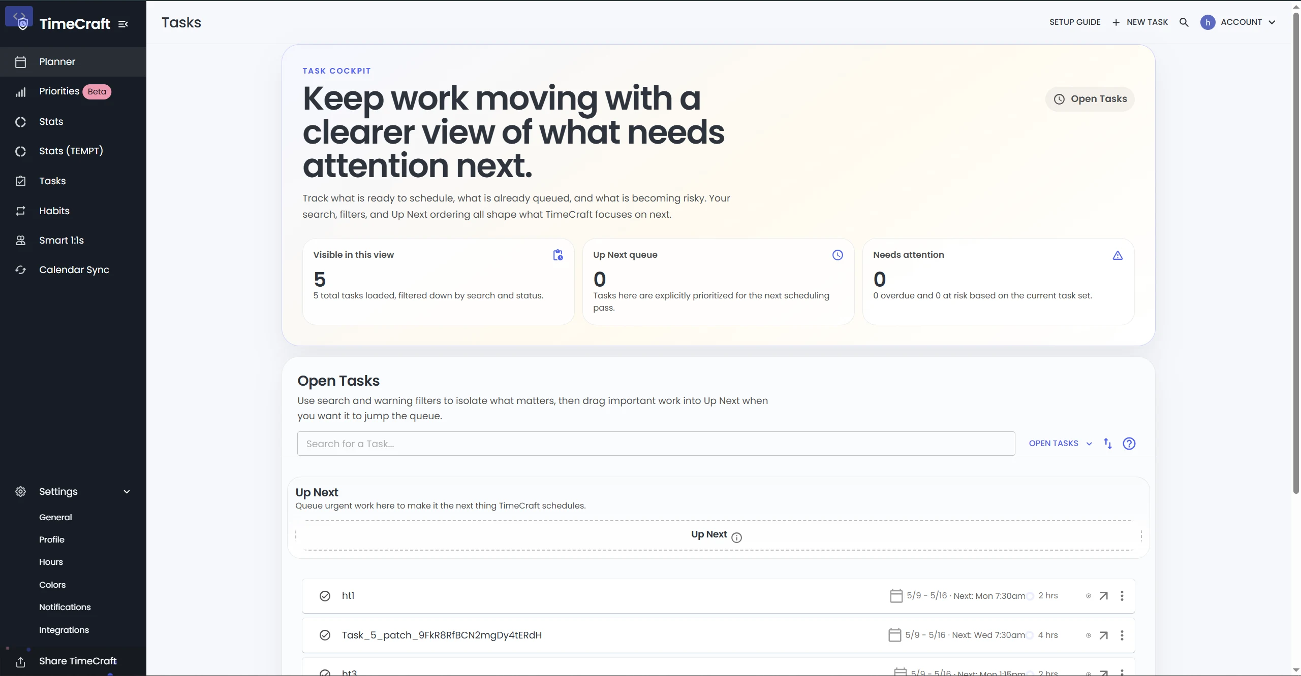 Timecraft task editor